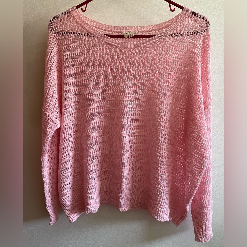 BIBI open knit sweater